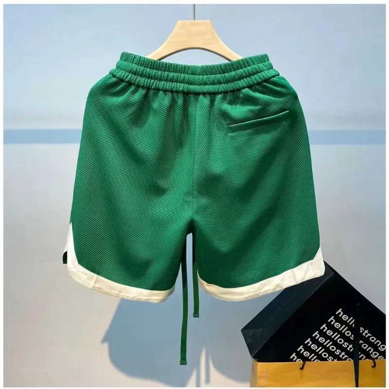 2025 Summer Mens Shorts Korean Fashion Embroidered Shorts Street Clothing Harajuku Letter Sports Shorts Casual Mens Shorts Z250416