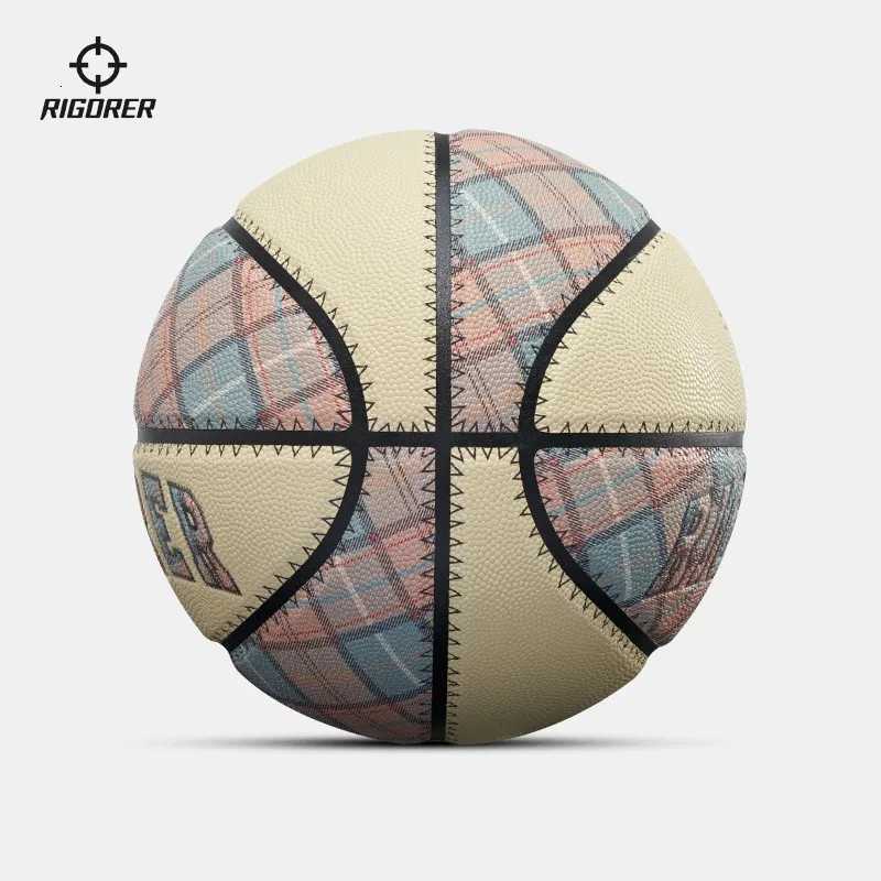 RIGORER NO7 Standard Basketball Premium PU Material Anti - slip outdoor indoor basketball student tranning ballW251115