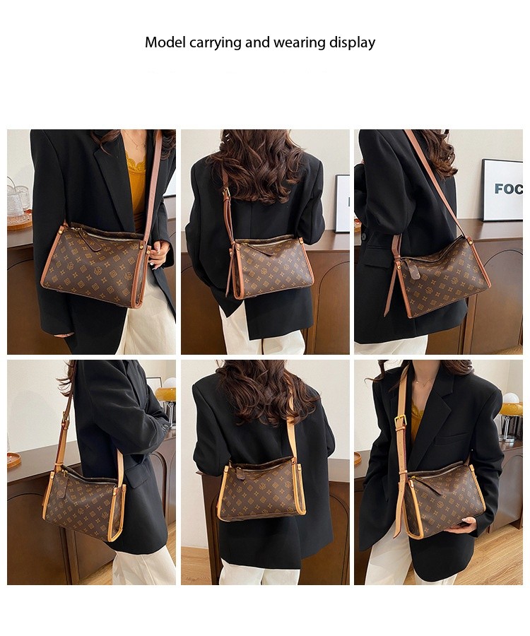 Free shipping designer bags New bags Niche Design Women's Printed Plaid Chain Square Spring Summer Versatile Two-Piece Set Small Single Shoulder 