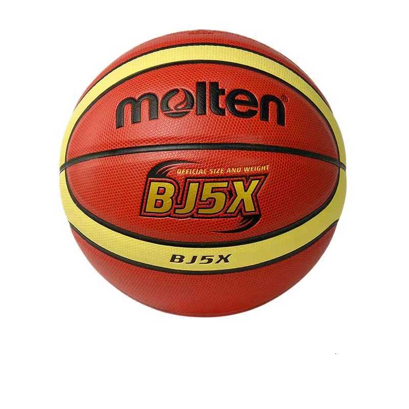 Molten BJ7X FIBA Approved Basketball Size 7-Premium Microfiber Cover and Butyl Bladder for Professional Indoor LeaguesW251115