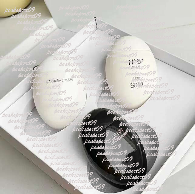 Brand LE LIFT Hand Set 50ml*3 LA CREME MAIN Black & White Egg Hands Skin 50ml 1.7FL.OZ Bady Care Cream Fast And Free Shipping