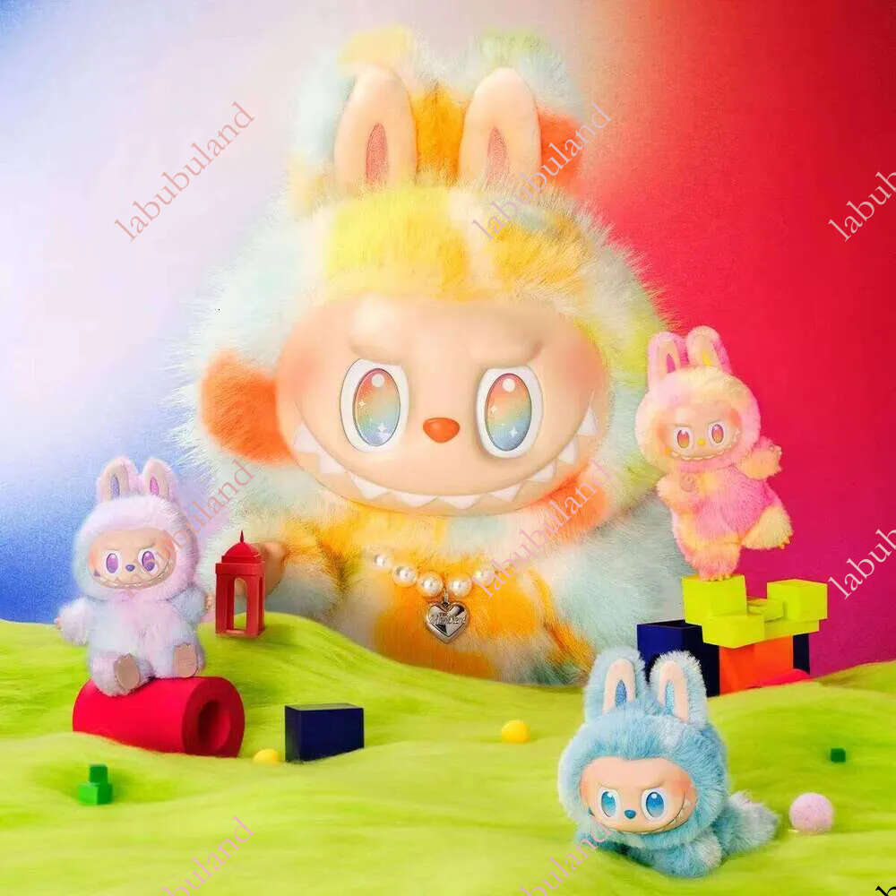 Arrival New Monster Popular Market Authentic Labubu Big Energy Series 37cm V3 Rock Universe Vinyl Plush Doll 100%