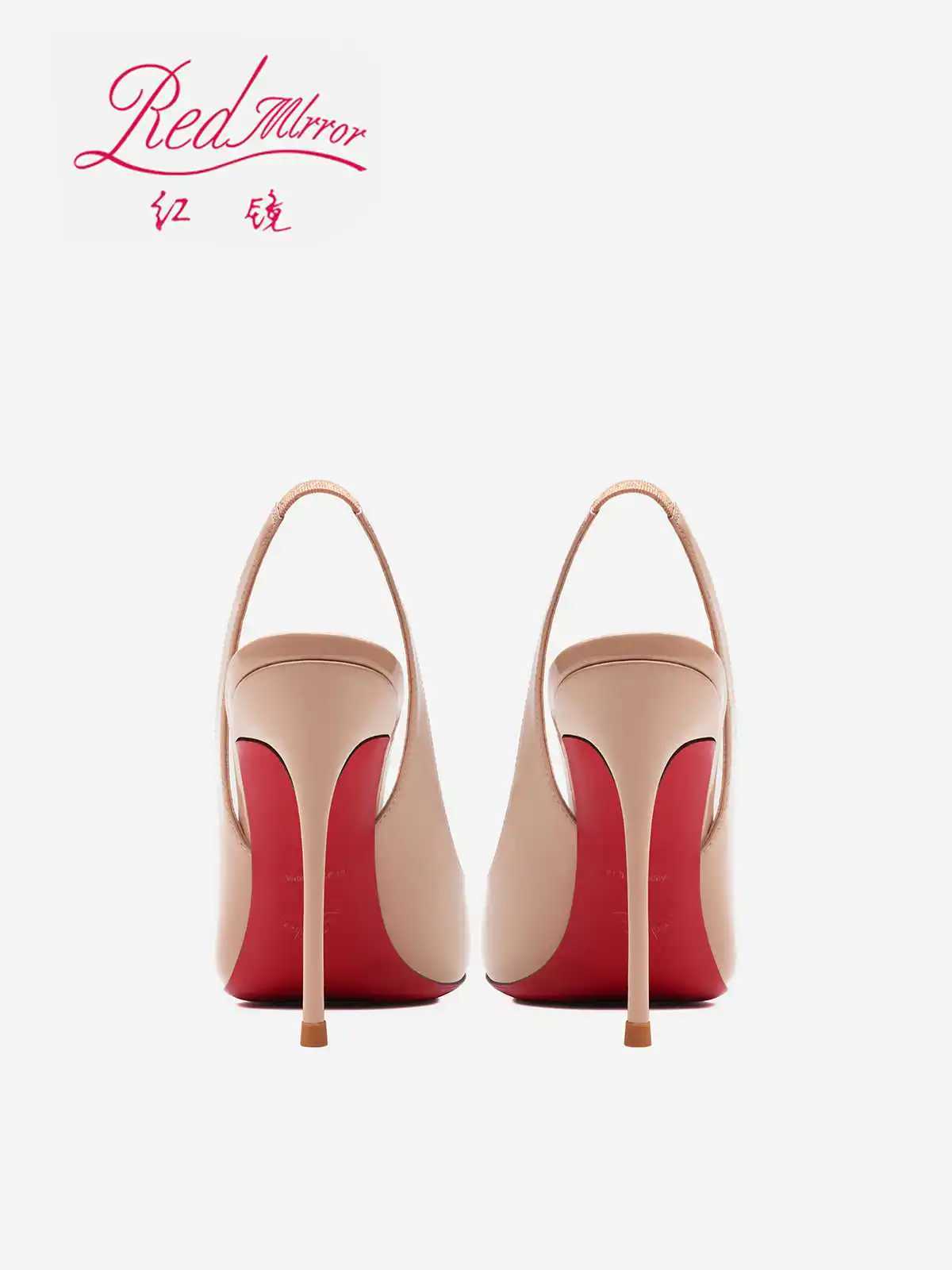 Spring and autumn nude luxury womens shoes 2024 womens shoes elegant high heels sexy angular heel sandals W250416