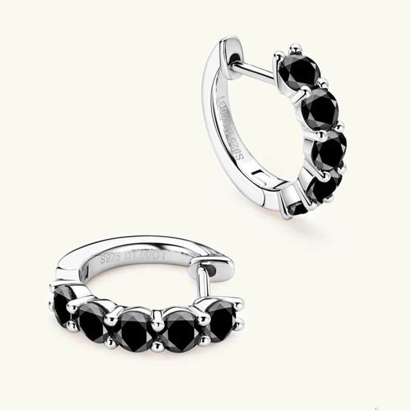 DJMAX 1ct Moissanite Stud Earrings for Women Top Quality Original Sterg Sier Lady's Dia Earring Hoop New 2023