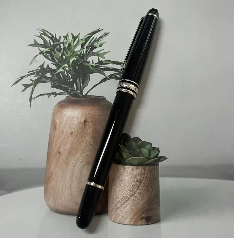 black resin MB Ballpoint pen 163# Mesterprice National RollerBall fountain pen used for writing office supplies gifts 250415