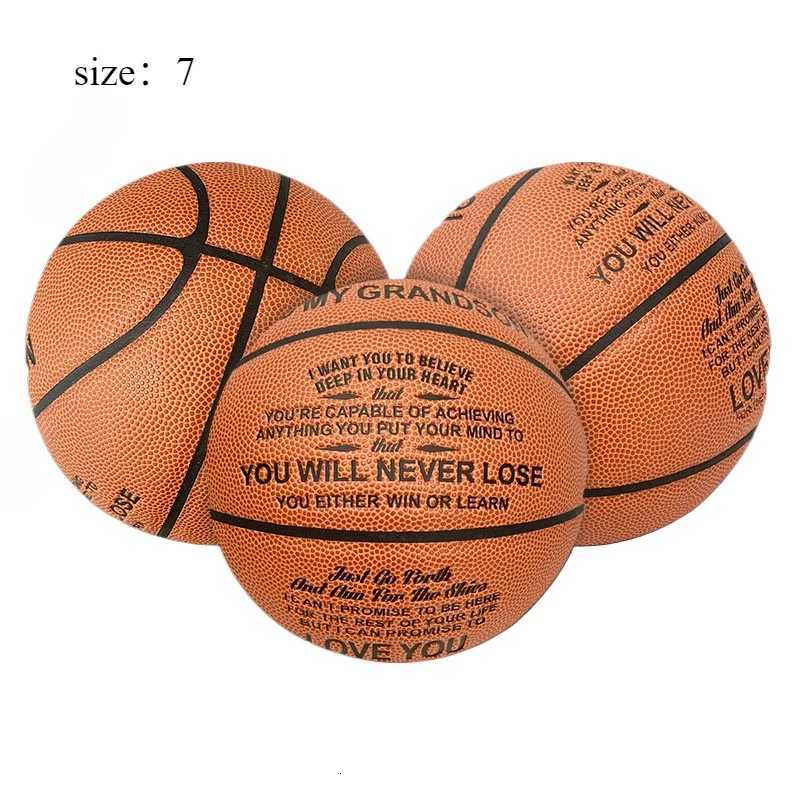 Size 7 PU basketball wear-resistant high elasticity feel good sweat absorption basketball dribble training game ballW251115