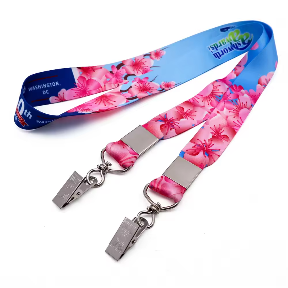 Eco-Friendly Custom Polyester Lanyards | Breakaway Safety Neck Strap for Phone/Keys/ID | Free Logo Sublimation & Fast Global Shipping | Factory Wholes