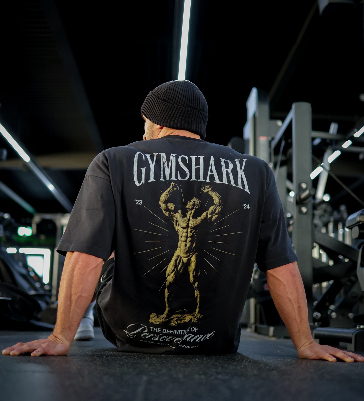 gym sharks mens T-Shirts fitness American vintage t shirt Oversized Cotton Round Neck Short Slve Gym Sports T-shirt Fabric Lightweight Breathable EU S-2XL
