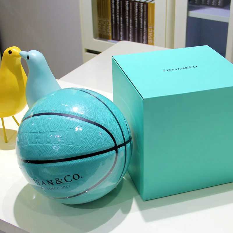 Size 7 Basketball Boyfriends Birthday Gift Box No7 PU Basketball Teens Outdoor Training Ball Team Sports PropsW251115