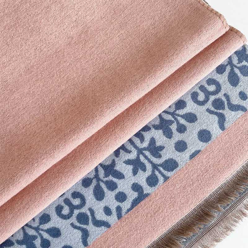 Luxury Elegant Ladies Pashmina Jacquard Cashmere Scarf Winter Thick Warmth Two-Sided letter High Quality Shawl Coldproof Blanket Scarf Y251115