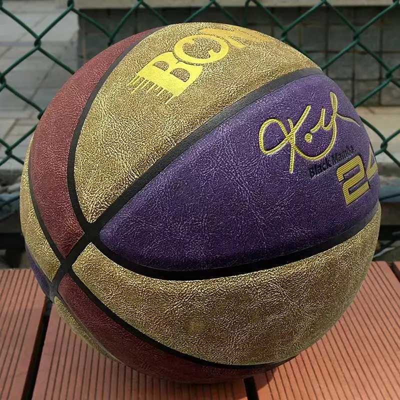 Basketball Ball Size 7 High Quality PU Wear-Resistant Match Training Outdoor Indoor Men basketball Soft suede textureW251115
