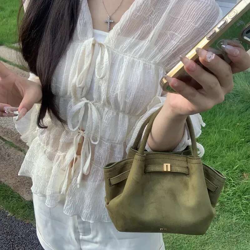 Dumpg Bun hot Leather Suede Underarm For Women Fashion French Shoulder Bag Top-Handle Bags designer bags