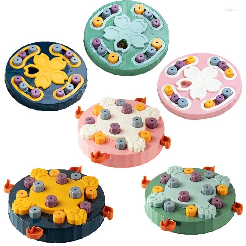 Update Dog Puzzle Toys Slow Feeder Interactive Increase Puppy IQ Food Dispenser Slowly Eating Nonslip Bowl Pet Cat Dogs Training Game