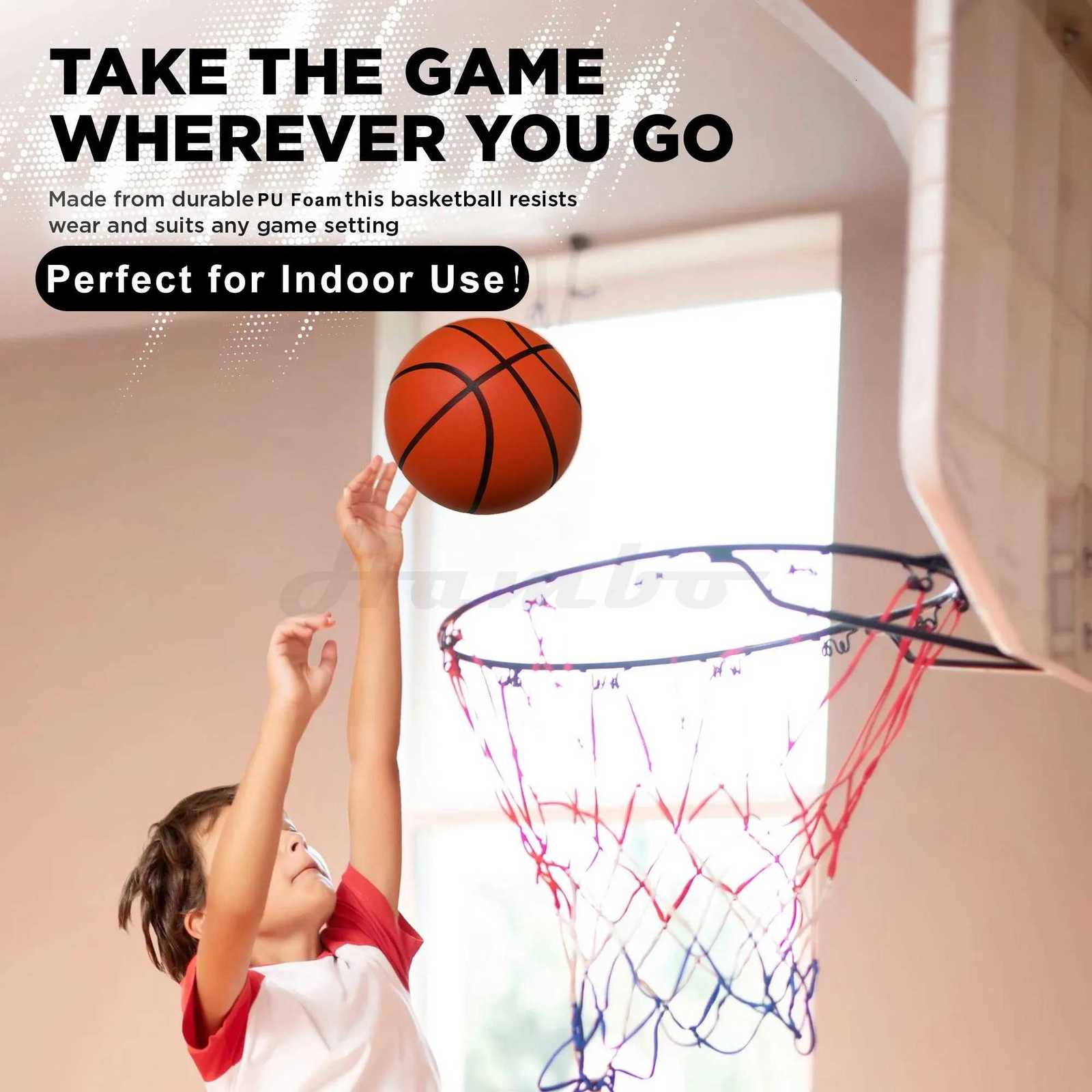 Weighted Silent Basketball 580g Simulated Real Basketball Weight Professional Indoor Training Quietly Standard Size 7295inchW251115