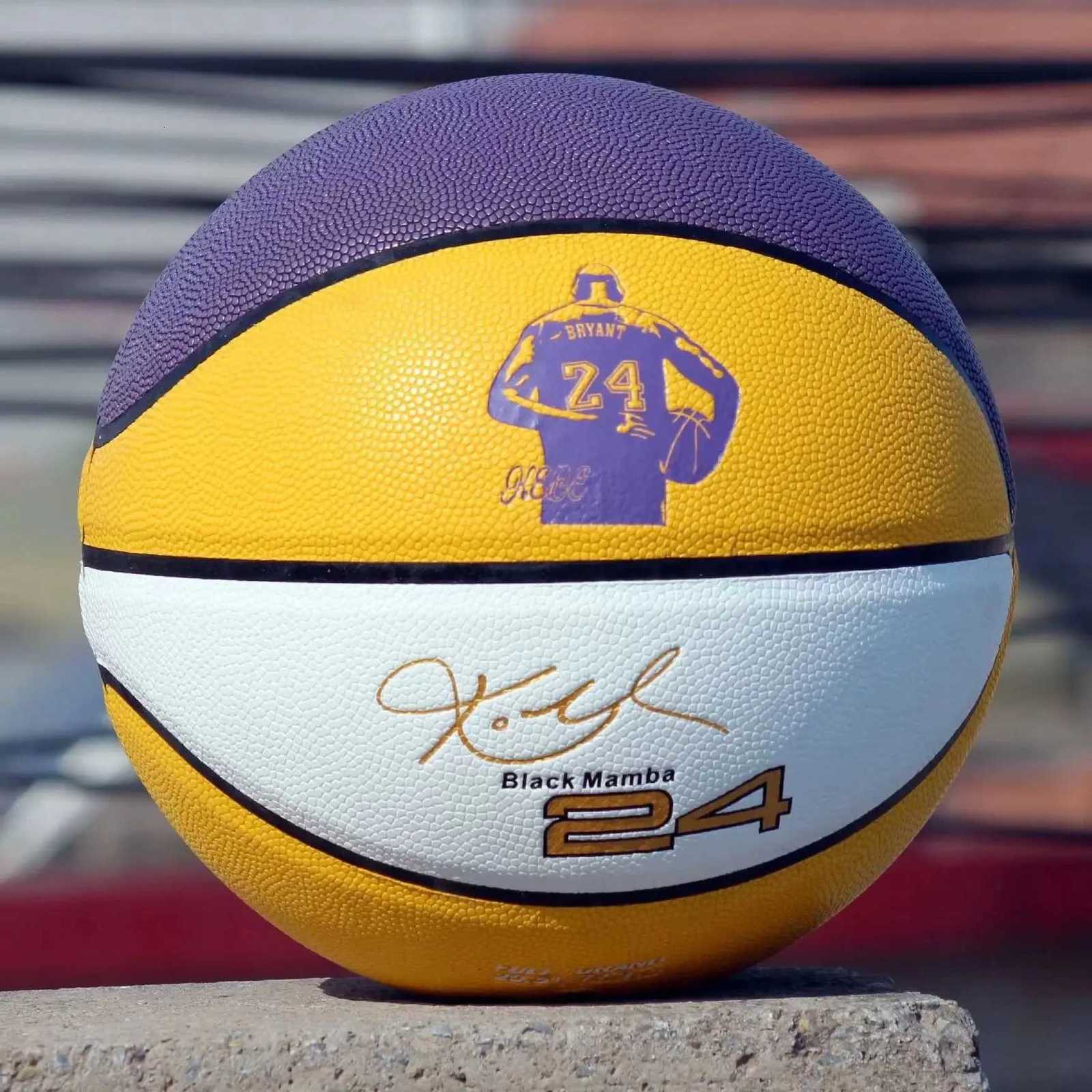 Mens Mamba Commemorative Basketball Outdoor Sports ball Basketball PU Standard Size 7 Indoor Game Ball Sports BasketballW251115