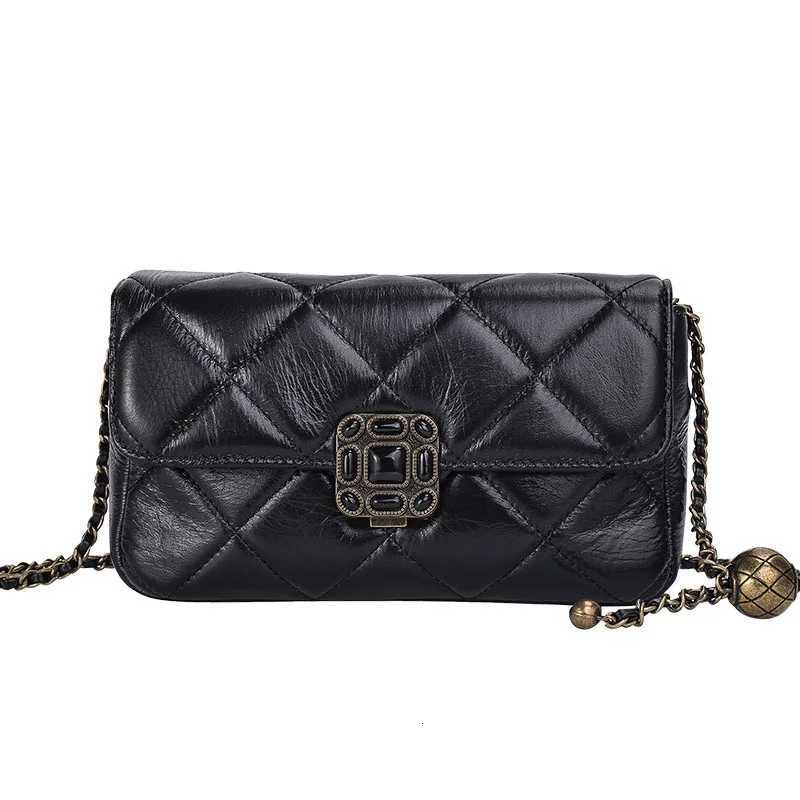 Bag women real leather summer shoulder chain bag womens bag new small golden ball bag diamond chain messenger bagW251115
