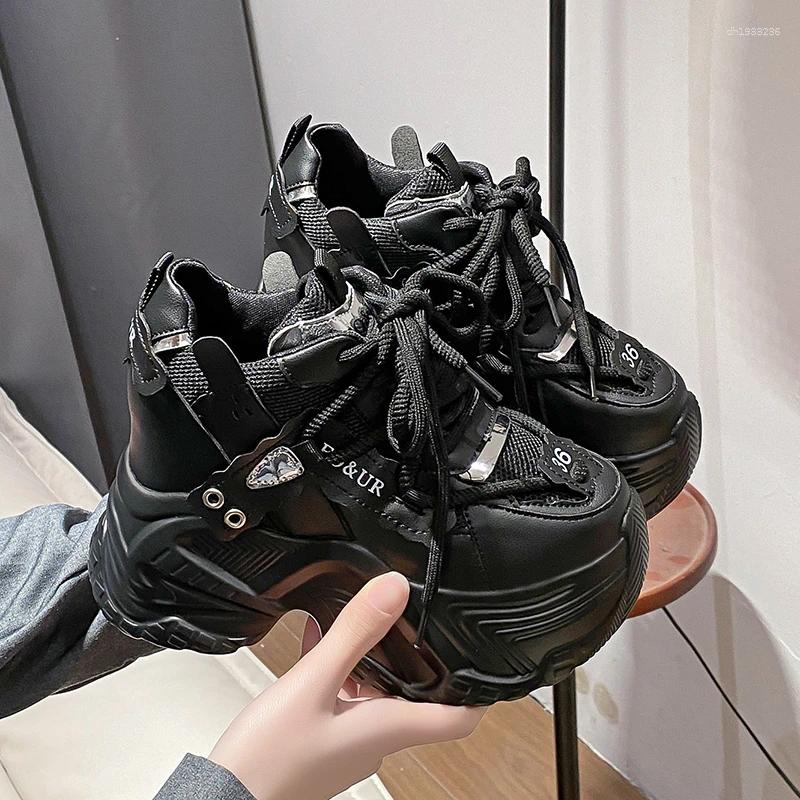Casual Shoes Women Mesh Chunky Sneakers High Platform Comfortable Women's Trainers Female Footwear Zapatillas Muje