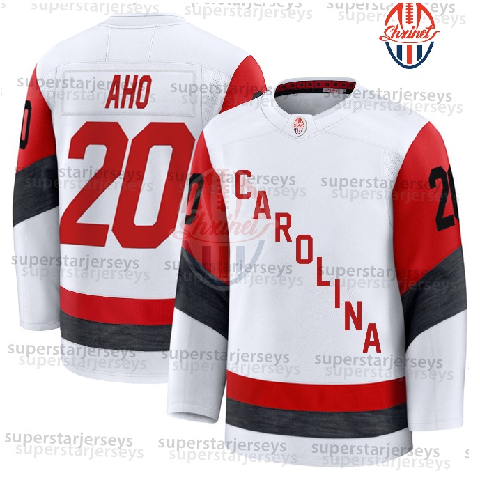 Sebastian Aho 2025-26 New Road Jersey Andrei Svechnikov Seth Jarvis Jalen Chatfield William Carrier Bradly Nadeau Staal Jaccob Slavin Taylor Hall