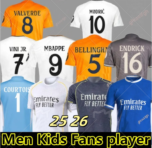 2024 2025 2026 Football jerseys 24 25 Royal Fourth Football jerseys Camavinga Mbappe Modric Valverde Fourth jersey VINI JR