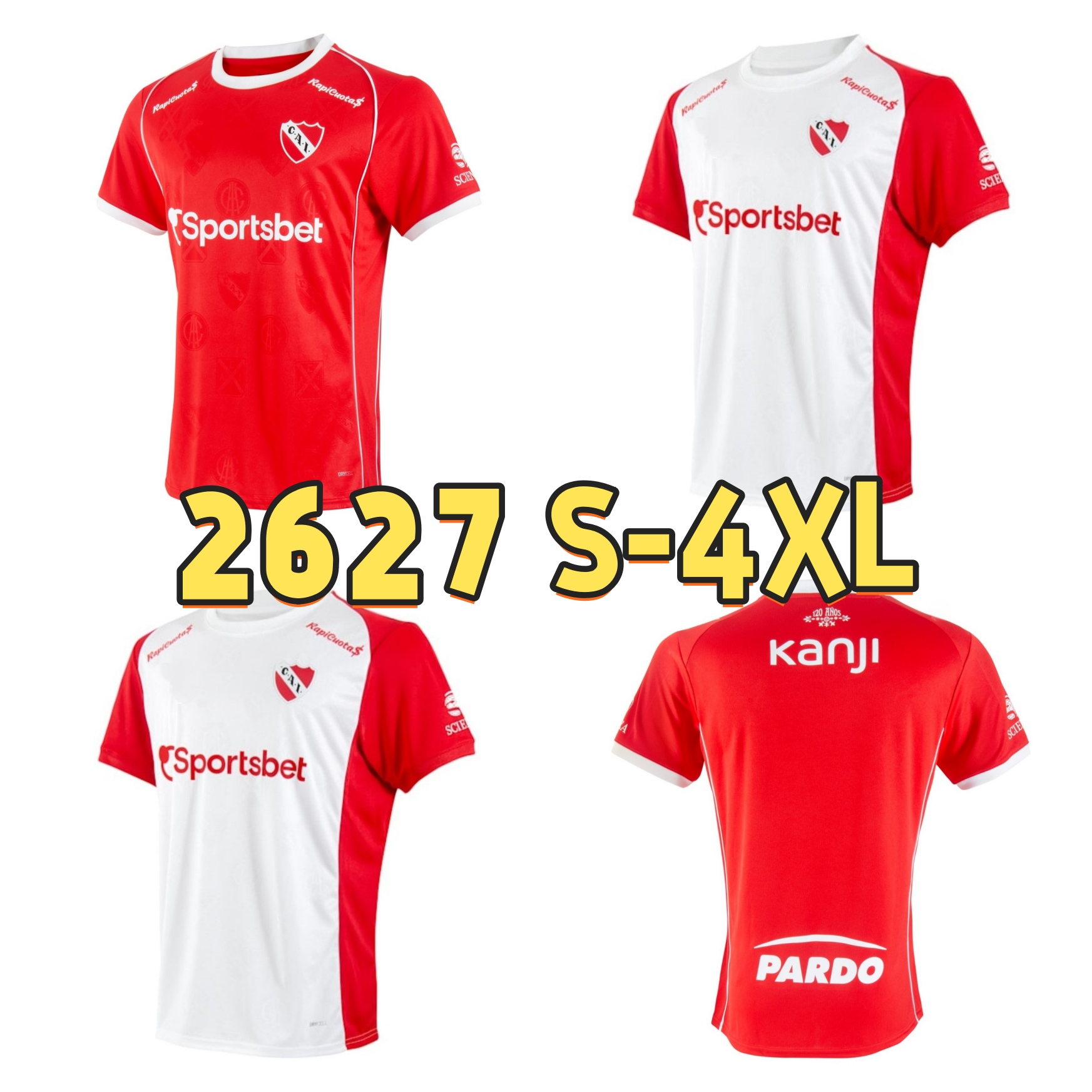 2025 2026 Club Atletico Independiente Soccer Jerseys Retro 1978 82 85 86 88 1994 95 1998 2000 CA Independiente Long sleeve Football Shirts AVALOS TARZIA Mens Uniforms