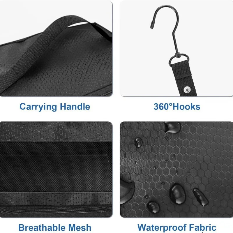Suitcase Organizer High-capacity Travel Luggage Organizer Hanging Shelve Packing Cube Closet Collapsible Hanging Storage Bags 251115 - view 5