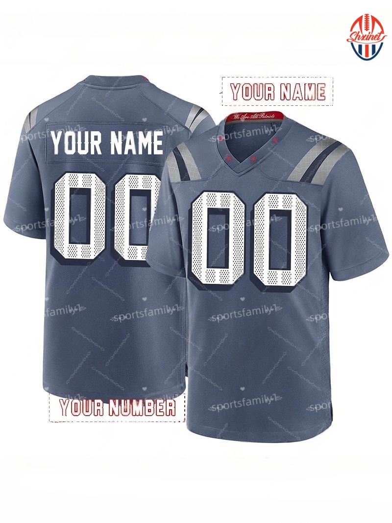 Personalized Custom Jersey 2025 Competition: Jersey Drake, Maye10, Raymond Ray, Stevenson Hunter, Henry Jaranitava, Steffen Diggs, Christian Gonzalez,