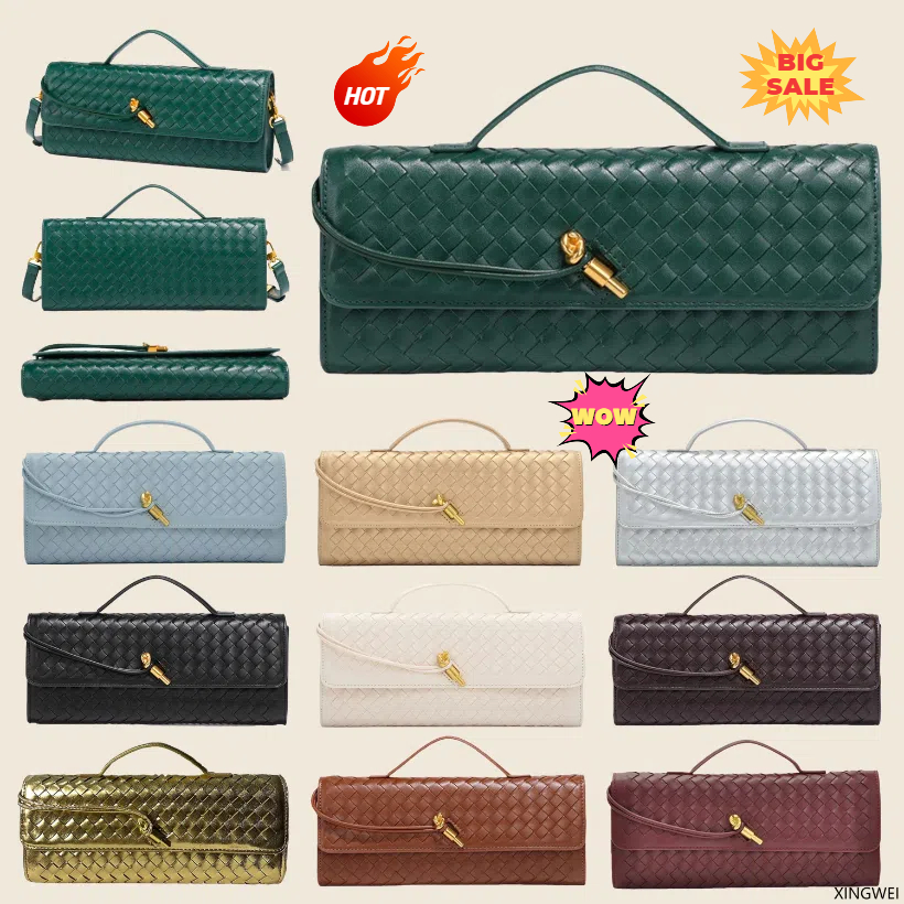 High 8A Women Shoulder Tote Fashion Baguette Andiamo Bag Crossbody Popular Daily Casual Bags Designer