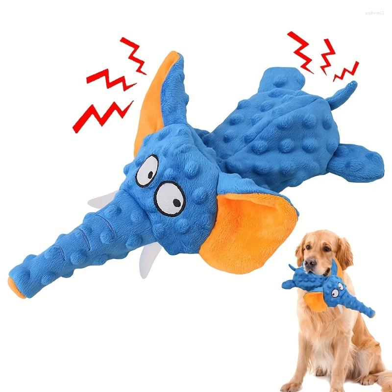 Update Sounding Paper Chew Tooth Toy Pet Products Elephant Soft Shell Plush Dog Toys Interactive Squeaky For Small Large Dogs