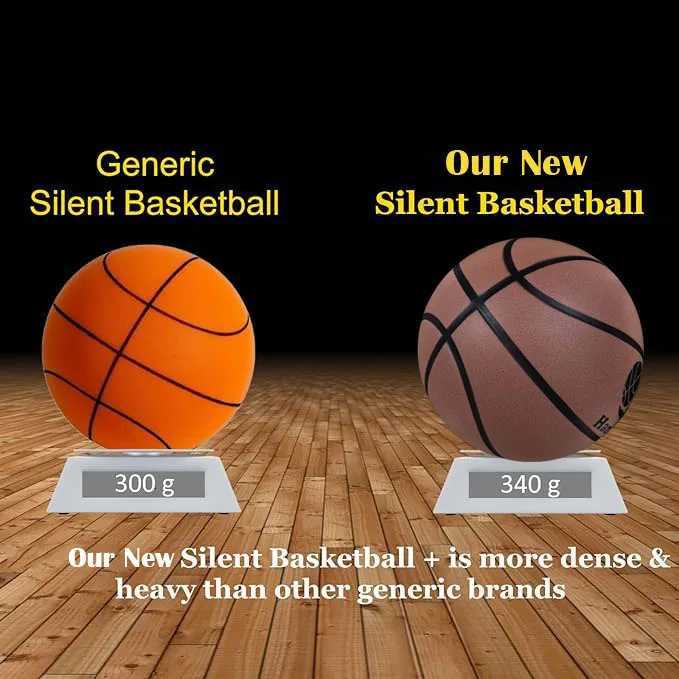 Grooved Silent Basketball Size 7 6 Men Women Player Indoor Dribble Practice Bounce Quietly Soft Foam Ball No Noises at HomeW251115