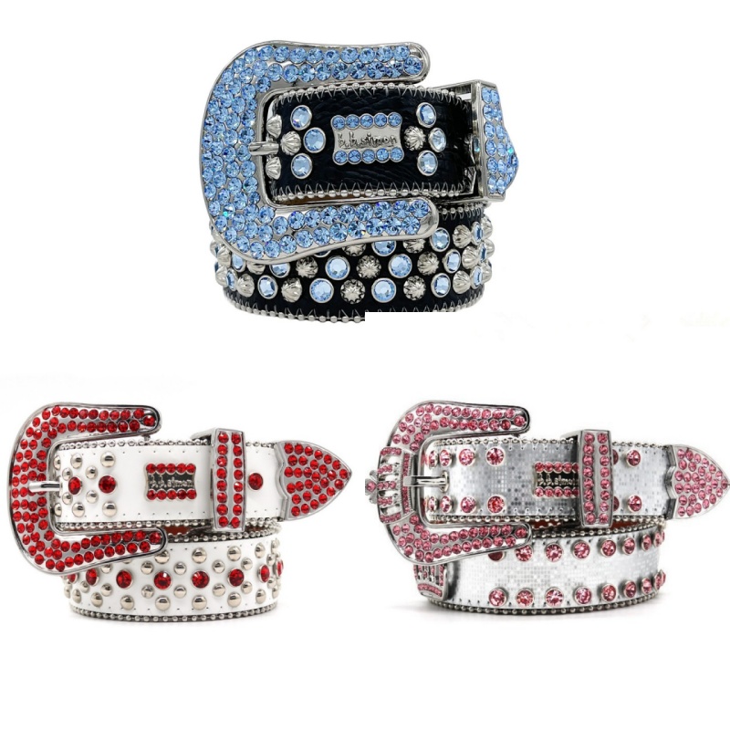 belts for men designer luxury belt womens belt Crystal Fashion Diamond Bb Simon Belt Casual Woman Leather Designer Retro Needle Buckle BeltS 20 Color 