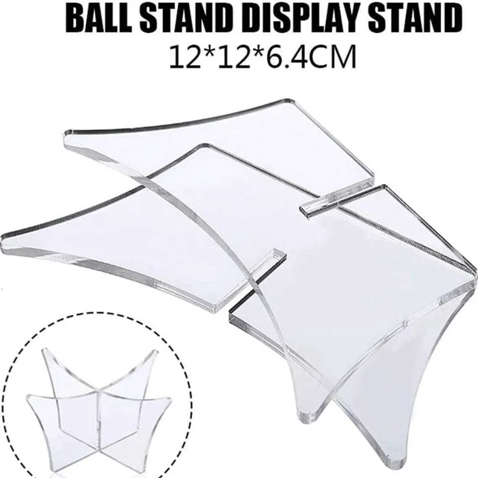 Acrylic Multi-function Basketball Ball Stand Display Holder Ball Rack Support Base Rugby Display Stand Football Bowling BallW251115