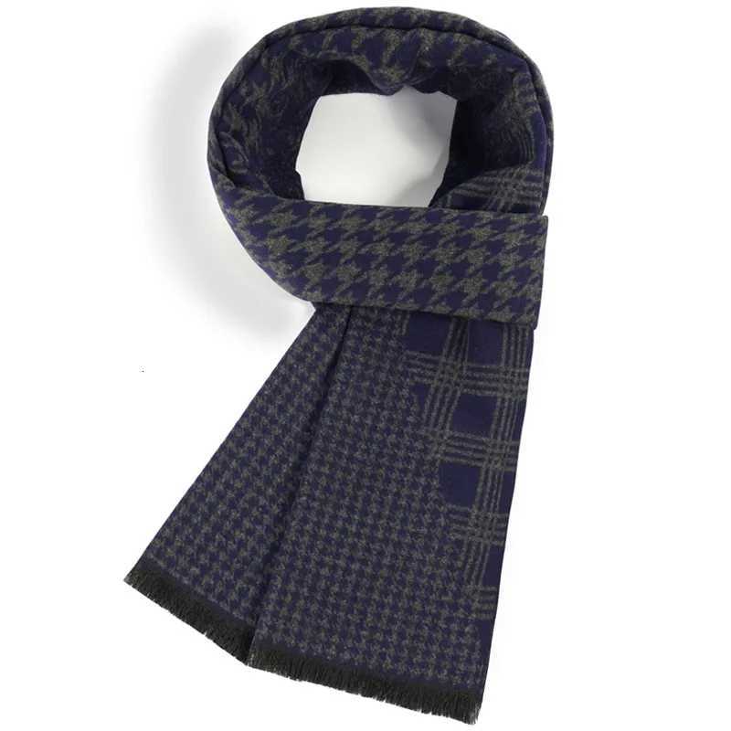 Luxury Classic Brand Scarfs Men High Quality Lmitation Cashmere Winter Warm Scarves Vintage Shawl Wrap Luxury Designer Scarf Male Gifts Y251115