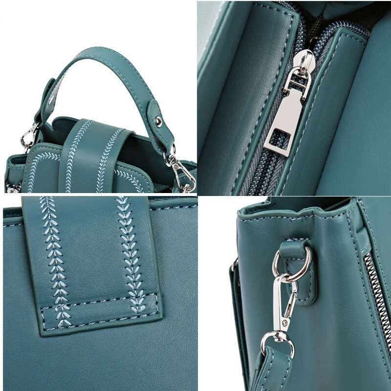 High Quality Leather Handbag Women Fashion Shoulder Croosbody Bag Designer Messenger Small Purse Female 2023New Trend Sac