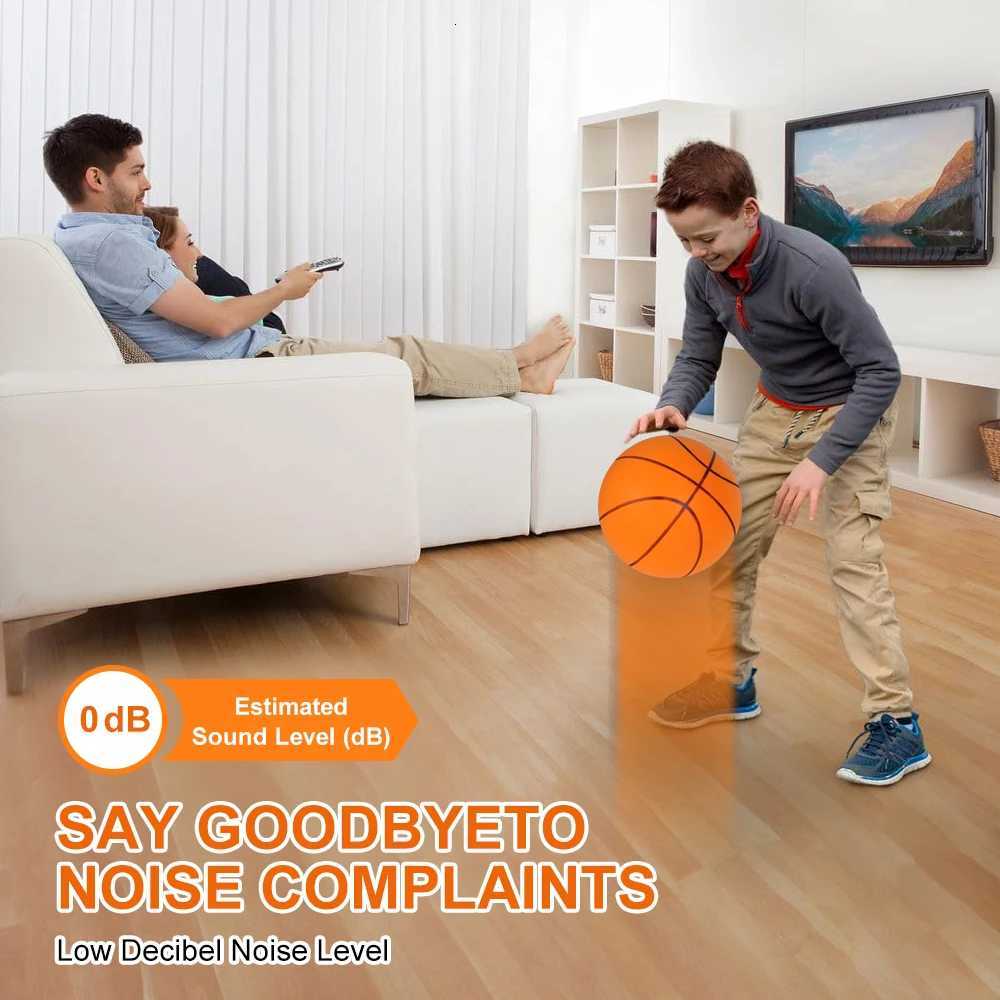 Silent Foam Basketball Size 3/5/7 Indoor Mute Training Ball with Noise-Free Bounce Fast Shipping Boy and Girl Birthday GiftW251115