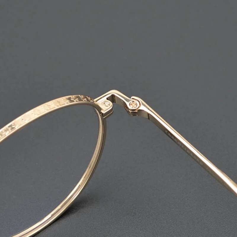 Eyeglass Frame For Women titanium Reading Glasses Designer Brand Prescription Fashion Titanium Men Retro Round Optical Eyewear