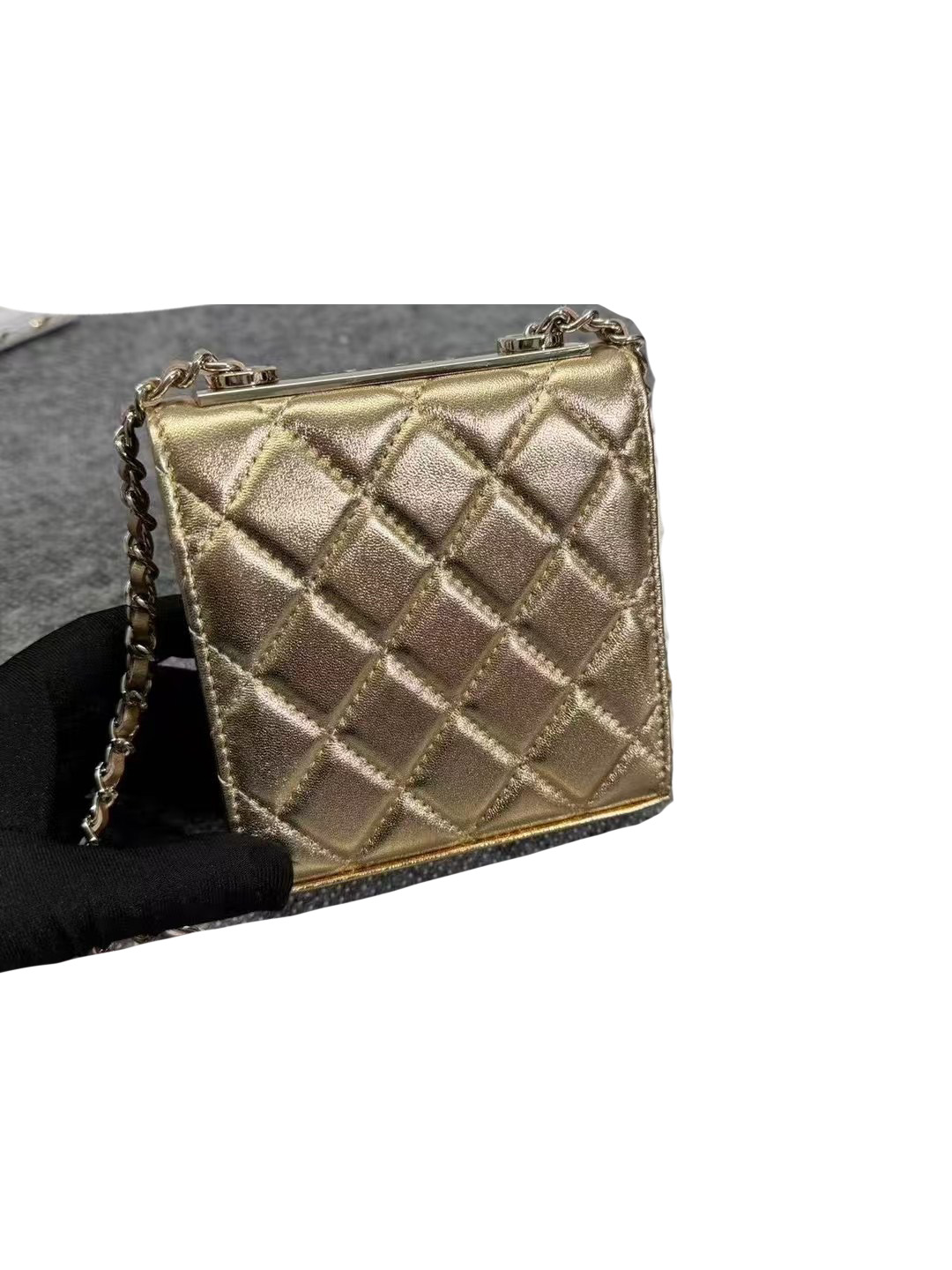 10A High quality Metal brand Designer luxury bag Card Bag Purse ladies bag chain Bag Shoulder bag crossbody bag C81633 with box