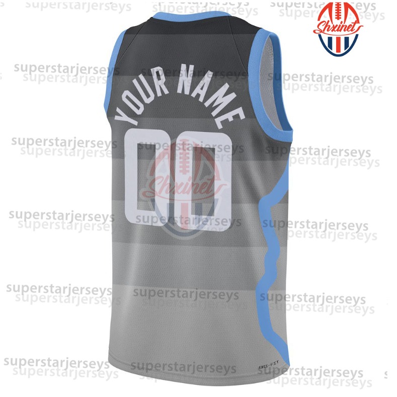 Markkanen 2025-26 City Basketball Jersey Nurkic Anderson Bailey Clayton Jr. Williams George Kessler Niang Hendricks Mykhailiuk Custom Stitched Casual 