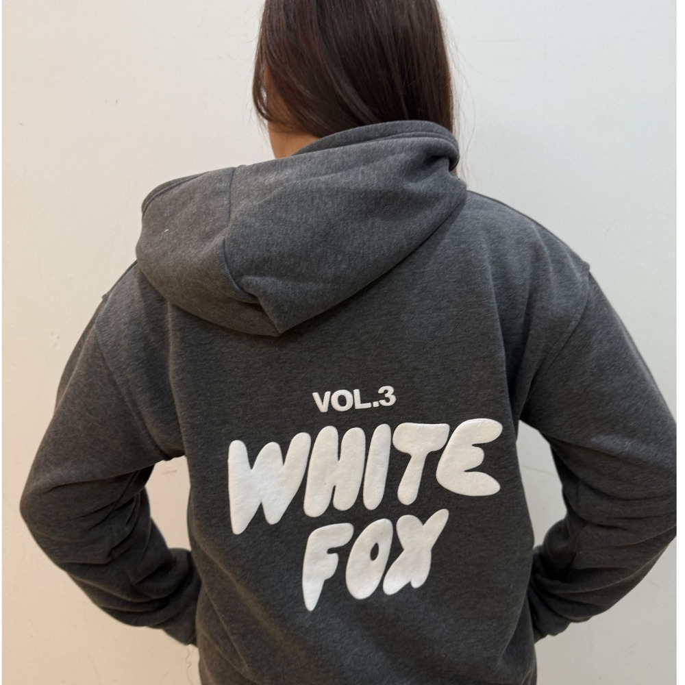 Designer Designer White Foxset Hoodie Spring Autumn Winter Sweatshirt Set Fashion Foam Long Sleeve Pullover Hooded Two-piece T-shirt Style