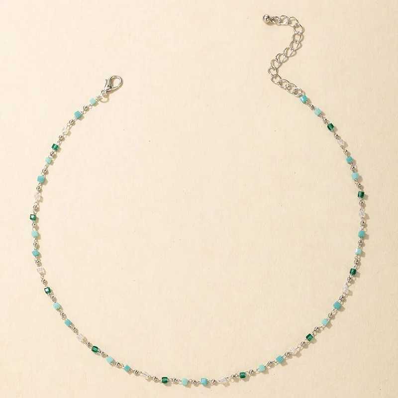 Bohemian womens colorful bead fashion jewelry set necklace party necklace handmade necklaceXJ250416