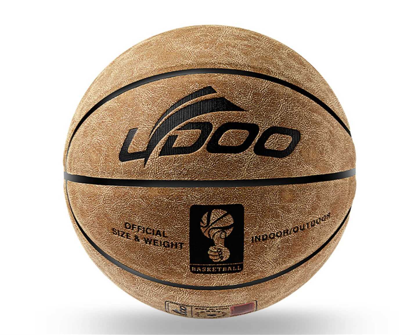 LYDOO Suede Cowhide Standard Size 7 Basketball Wear-resistant Non-slip Official Competition Ball Gift AccessoriesW251115