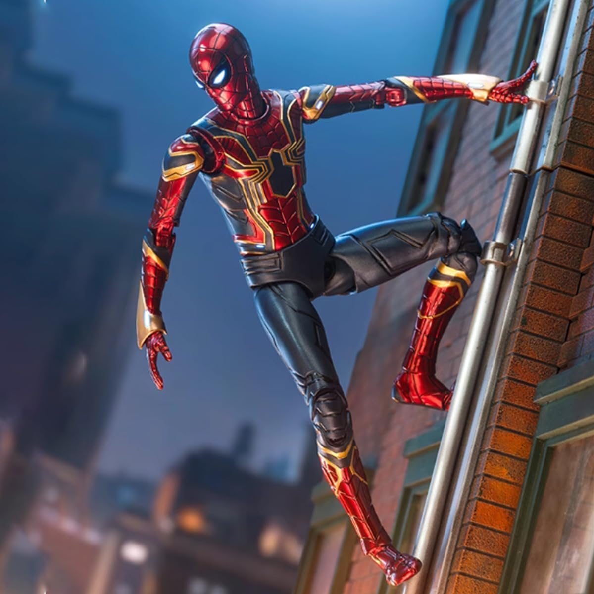 Authentic authorization Marvel Zd Toys Original Genuine Spider Man Marvel Avengers 3 Iron Spider-Man 2.0 1/10 Action Figures Movable Joints 18cm 7 in