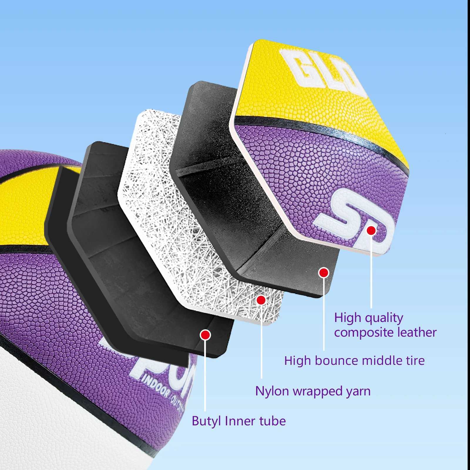 Basketball Size 5 6 7 Outdoor Indoor Training Match Game Team Balls Soft Touch For Youth Men Women Standard Basketballs DurableW251115