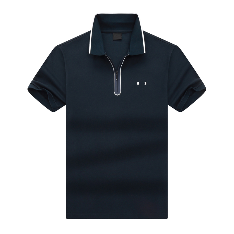 Polo Shirt Designer Mens Polos Tshirt Bosse Fashion Luxury Brand Casual Business Golf T-shirt Pure Cotton Breathable Short Sleeves t Shirts Fashion Summer Top
