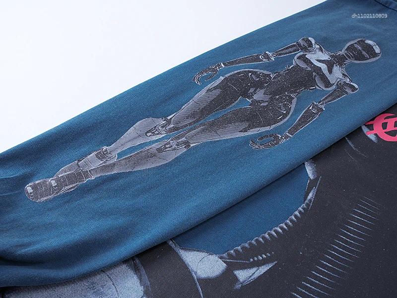 Men's Hoodies Long Sleeve Multi Versions God Speed T-shirt Men Women Black Blue Apricot T Shirt Classic Streetwear Godspeed Clothes Tops