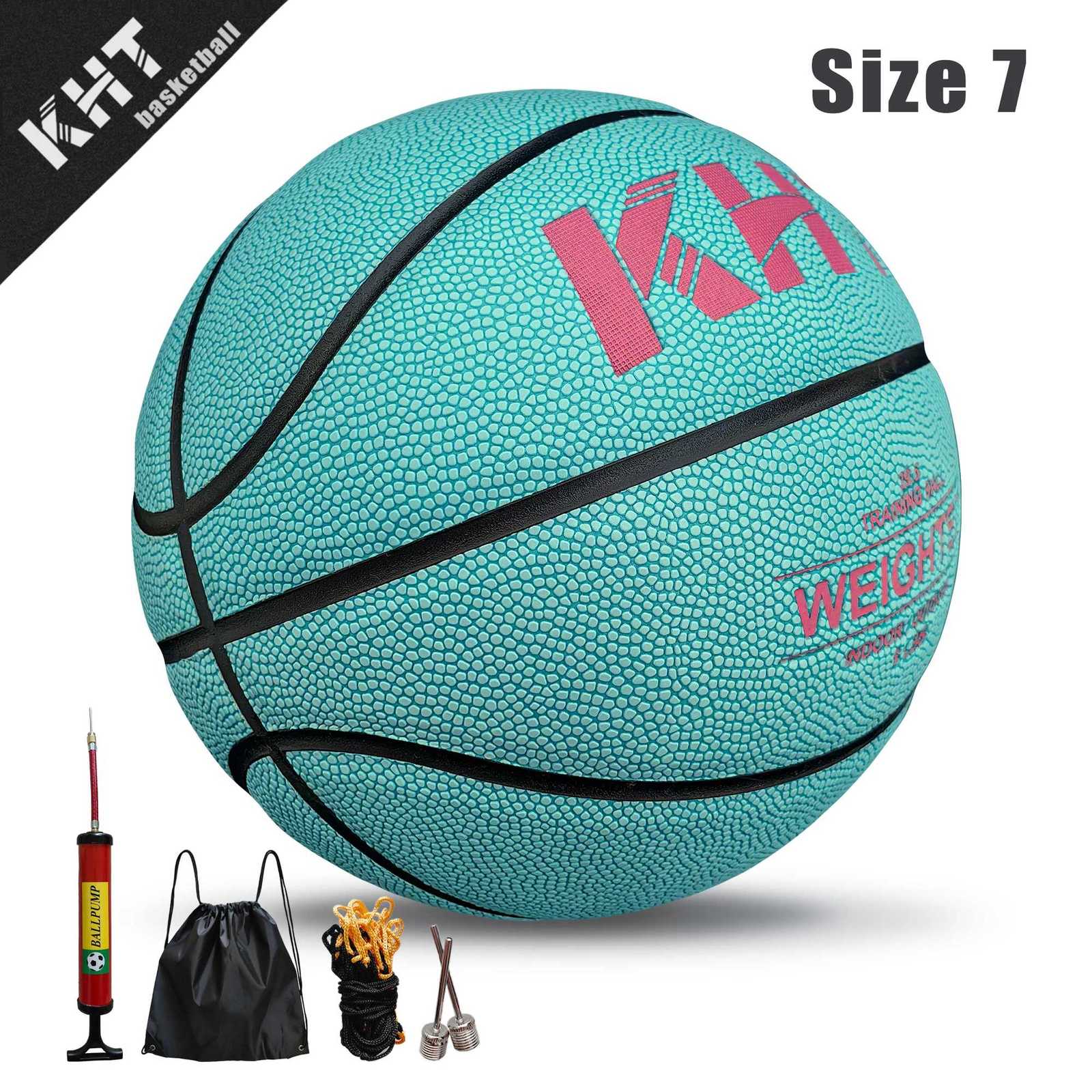 KHT Heavy Basketball 13kg Size 7 PU Material Weighted High Quality Ball Youth Adult Indoor Outdoor Training Free Pump BagW251115