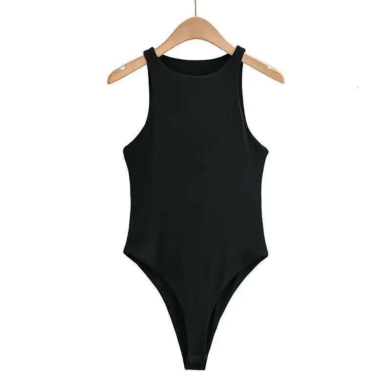 Casual Sexy New Jumper Body Women Beach Jumpsuit Romper Girl Bodysuit Solid Suit Clothes Top Slim All-match Basic Tank