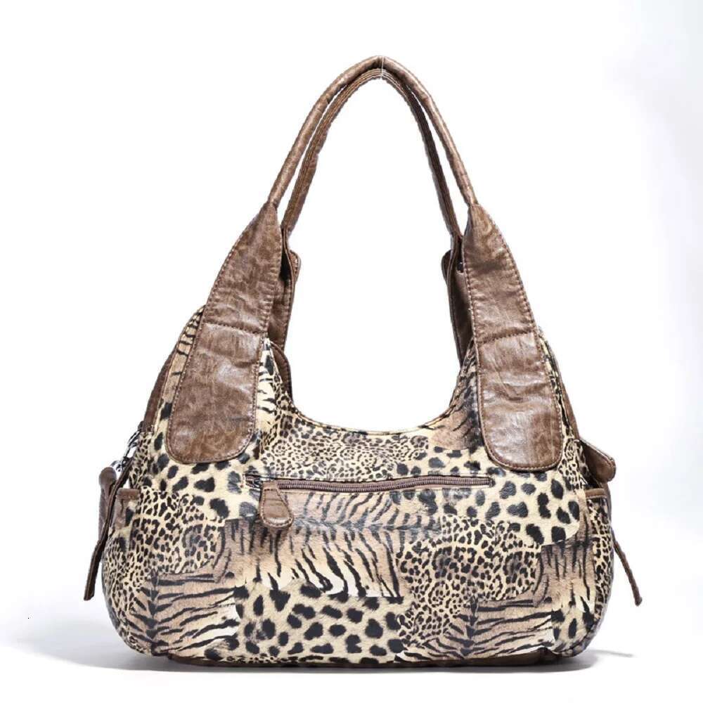 Angelkiss Women Handbags Leopard Top-Handle Handbag Fashion Satchel Dumpg Shoulder Bag Tote Hobos Large Purse