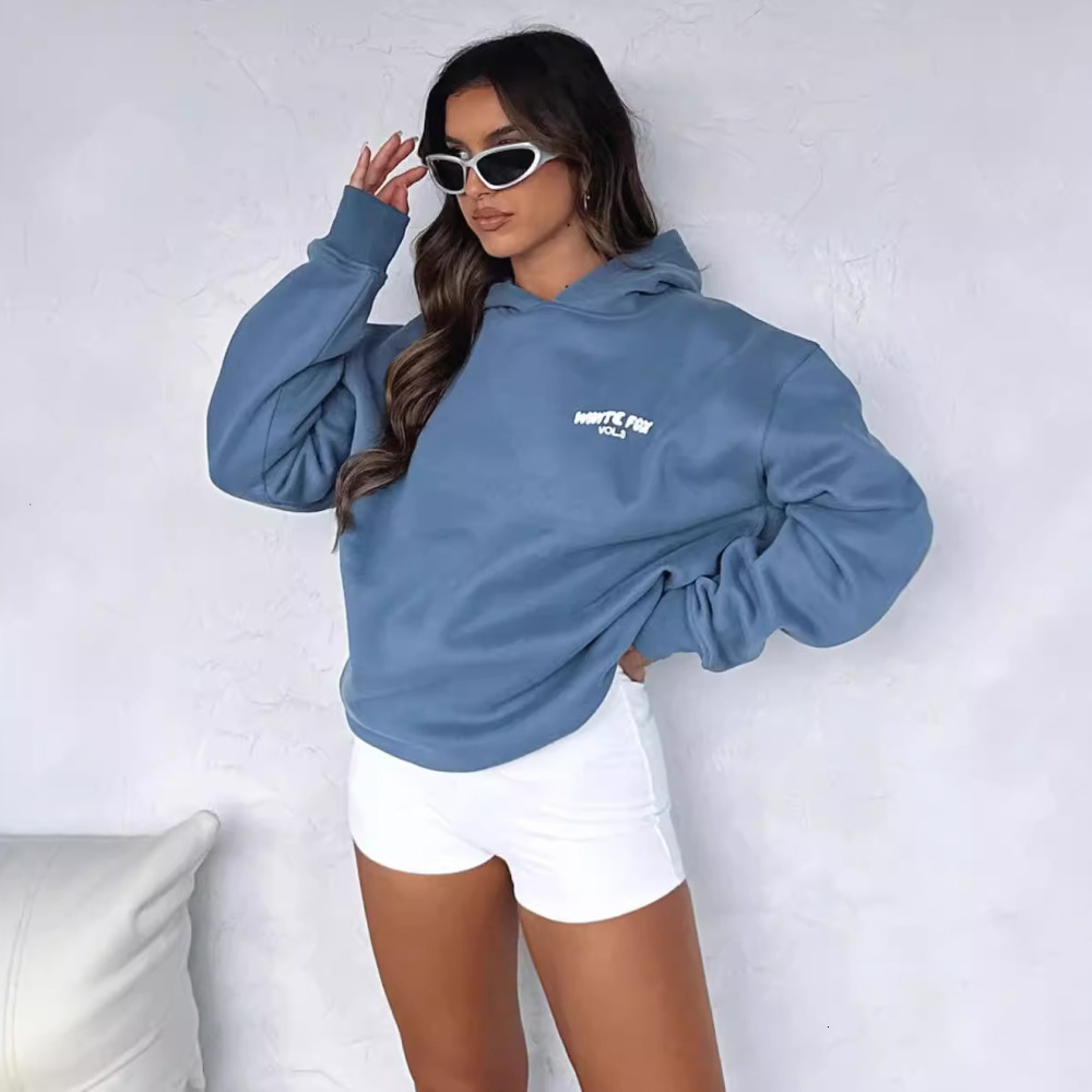 Designer white foxset Hoodie Ze Foam Printed Hooded Sweatshirt sweatshirts