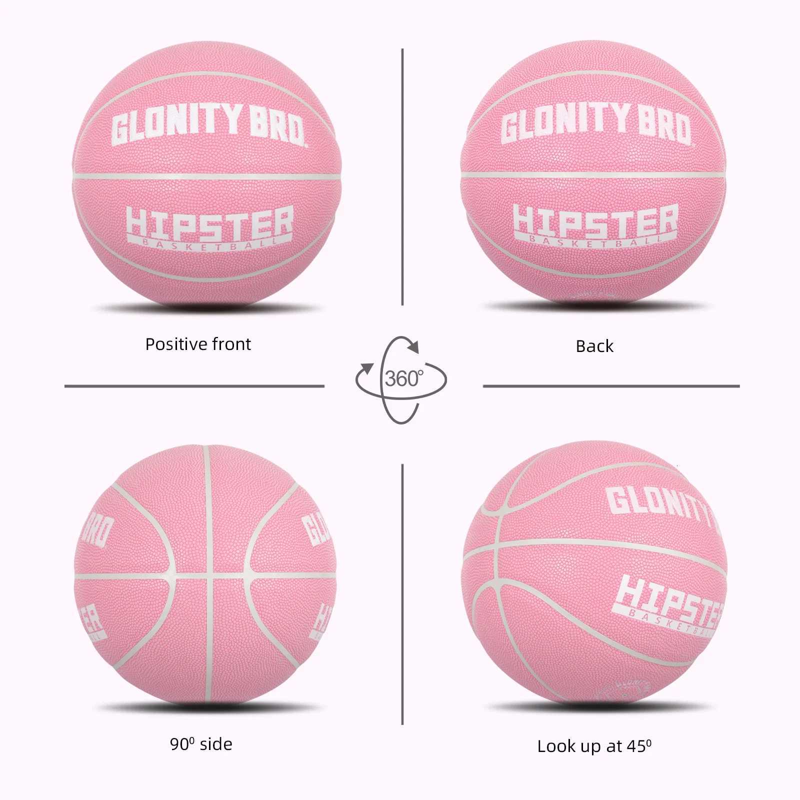 Wear-resistant Outdoor Basketball New Official Womens Training Pink Ball Mens Street Ball Size 7295 / 6285 /5 275W251115
