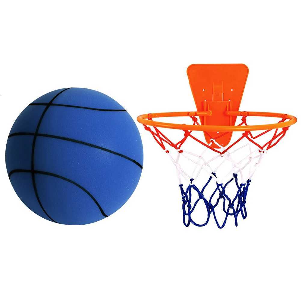 18/21/24cm No Noise Basketball Size 3/5/7 Multicolour Sponge Basketball Indoor Training Ball Bouncing for Kids Christmas GiftsW251115